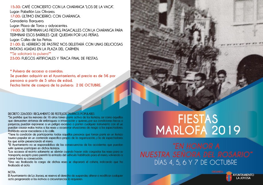 Fiestas Marlofa 2019
