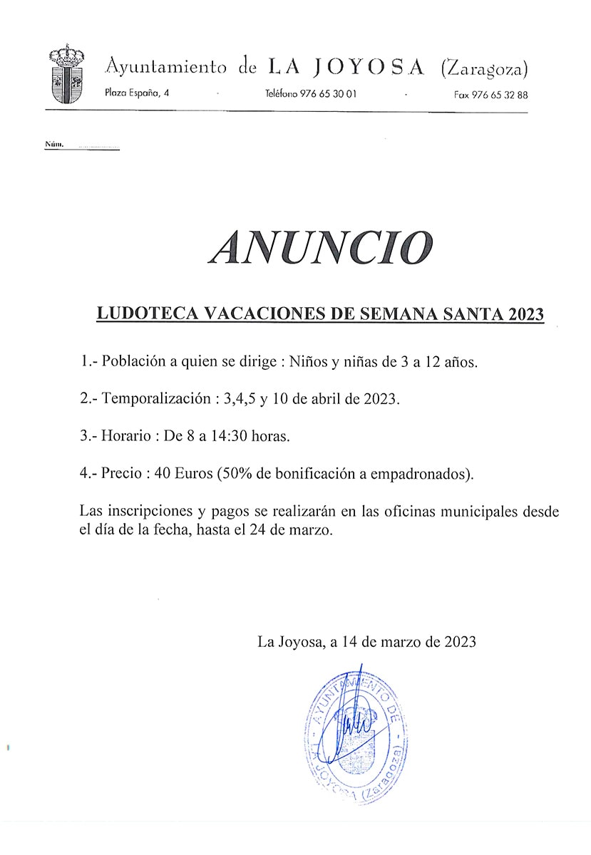 anuncio ludoteca