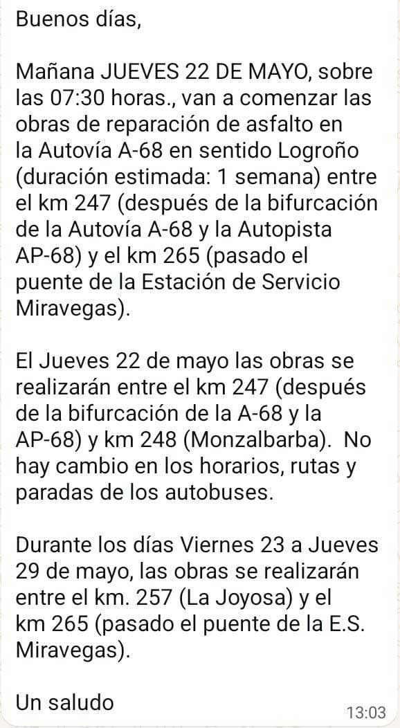 obras de reparación